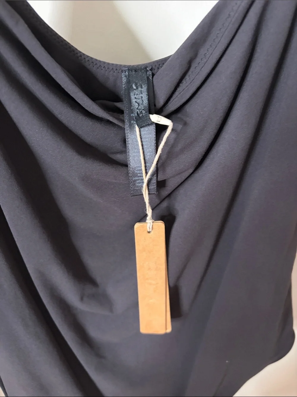 SKIMS Fits Everybody Square Neck Bodysuit Onyx Black Size 2X NWT